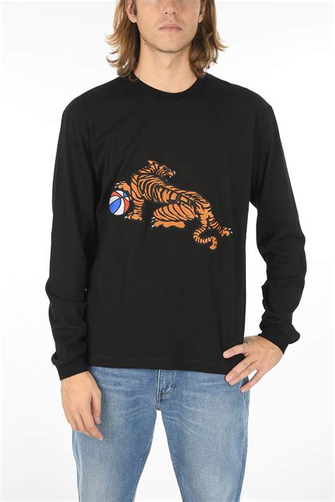 gucci t shirt manica lunga replica con tigre|Altro.